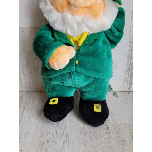 Fitzgerald Mr O' lucky plush leprechaun st Patrick's day decor - Picture 3 of 7